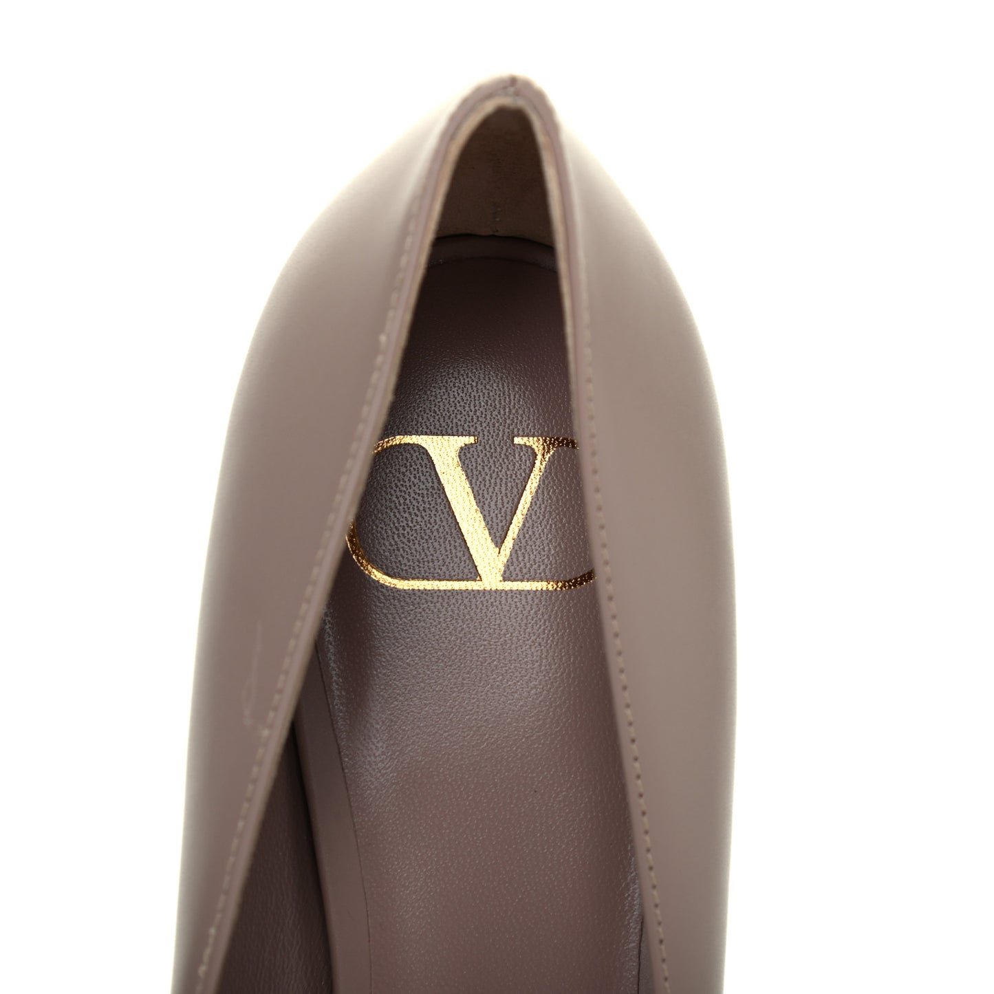 Calfskin Tonal Vlogo 45mm Pumps 37 Poudre