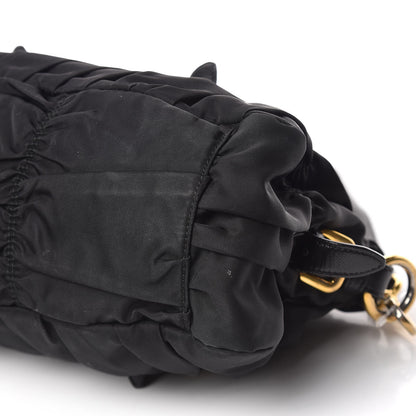Prada Tessuto Nylon Gaufre Shopping Satchel Black 6 of 16