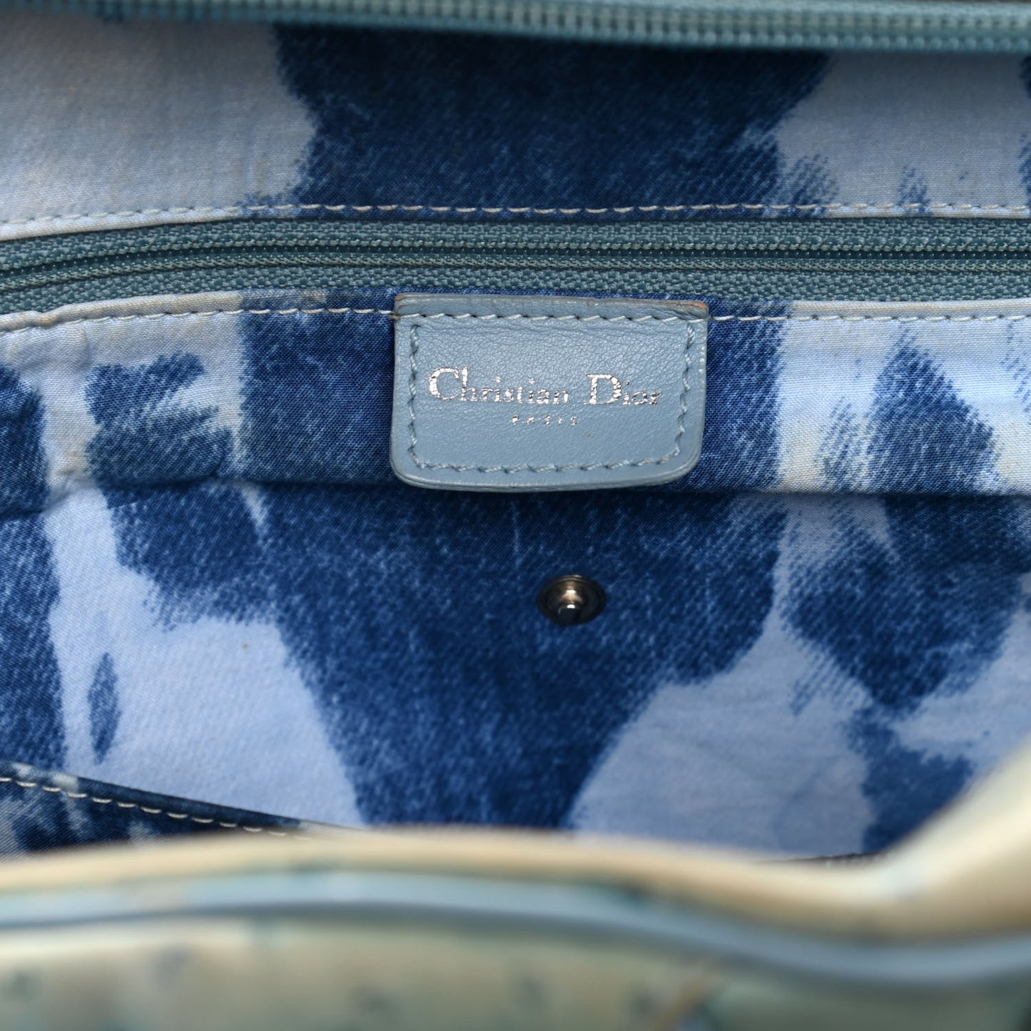 Ostrich Saddle Bowler Blue