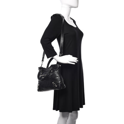 Balenciaga Agneau Giant 12 Silver Hardware Town Black 3 of 10
