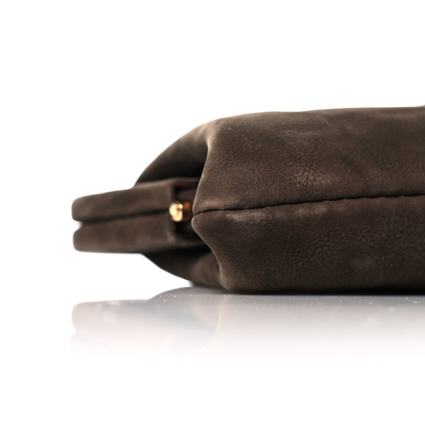 Suede Miss Loubi Clutch Clutch Brown