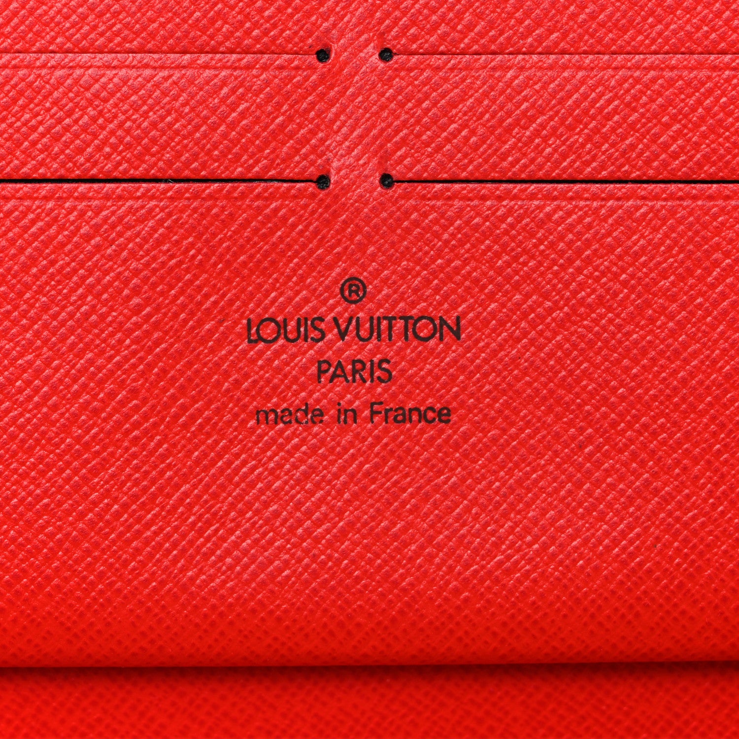 Louis Vuitton Monogram China Run Patch Zippy Organizer Wallet Red 6 of 6