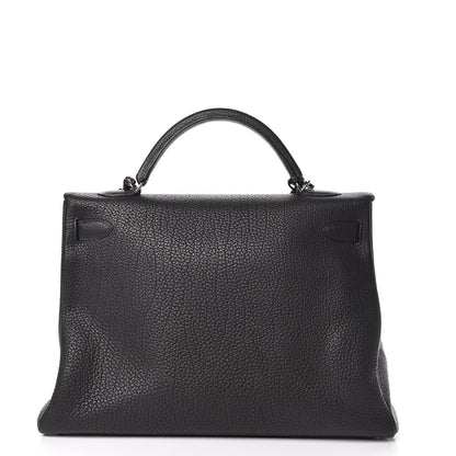 Hermes Fjord Kelly Retourne 40 Black 4 of 47