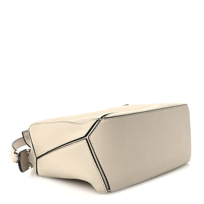 Loewe Calfskin Small Puzzle Bag Light Oat 4 of 11