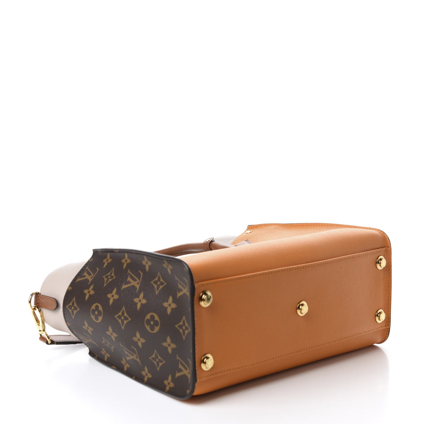 Calfskin Monogram On My Side Summer Gold
