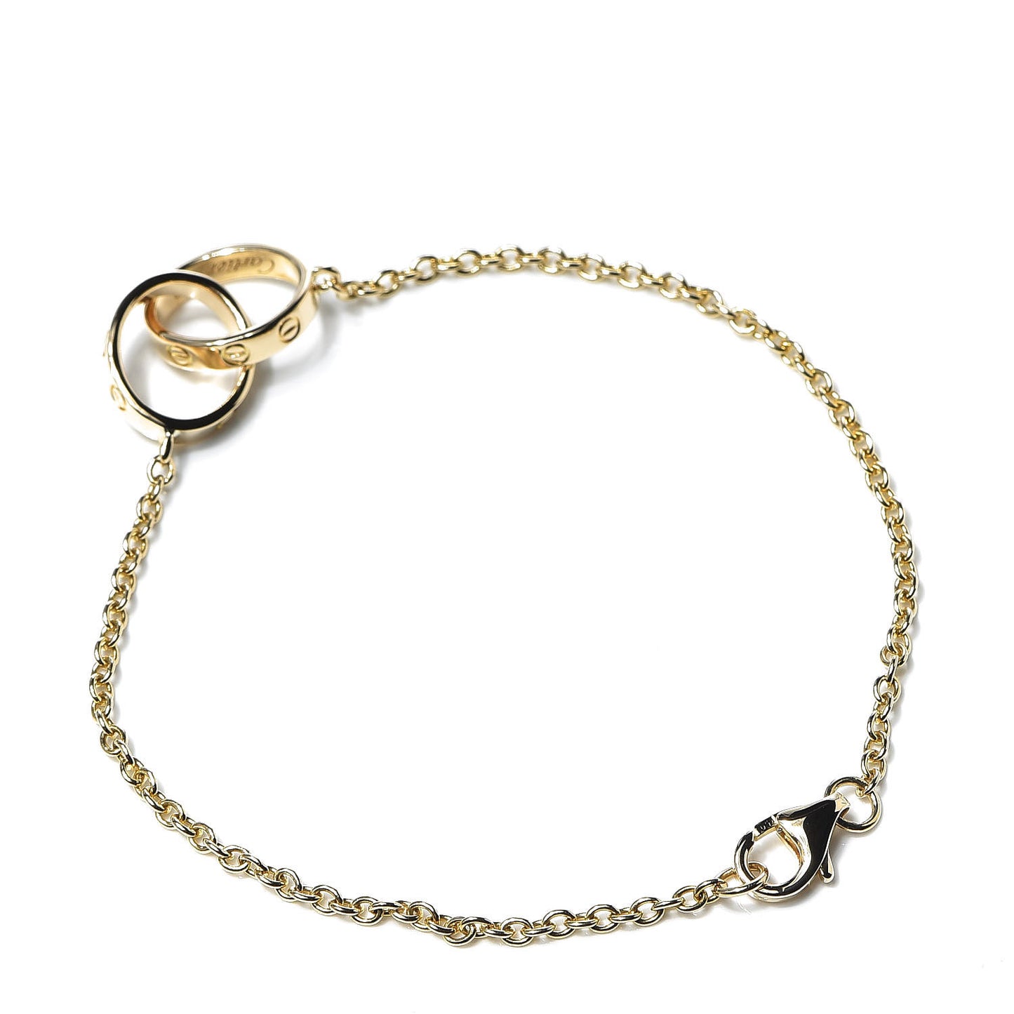18K Yellow Gold Interlocking LOVE Bracelet