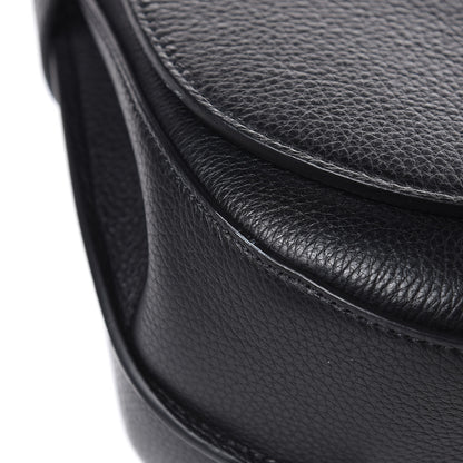 Mulberry Small Classic Grain Calfskin Amberley Satchel Black 11 of 12