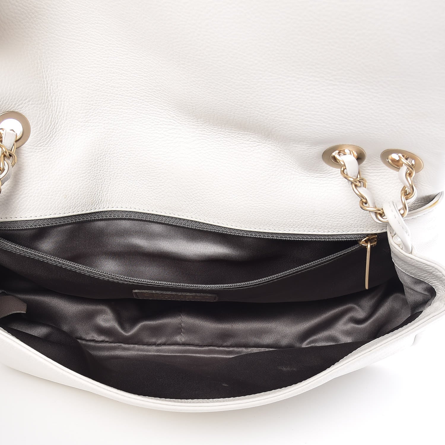 Chanel Calfskin Metal Mosaic Flap White 7 of 17