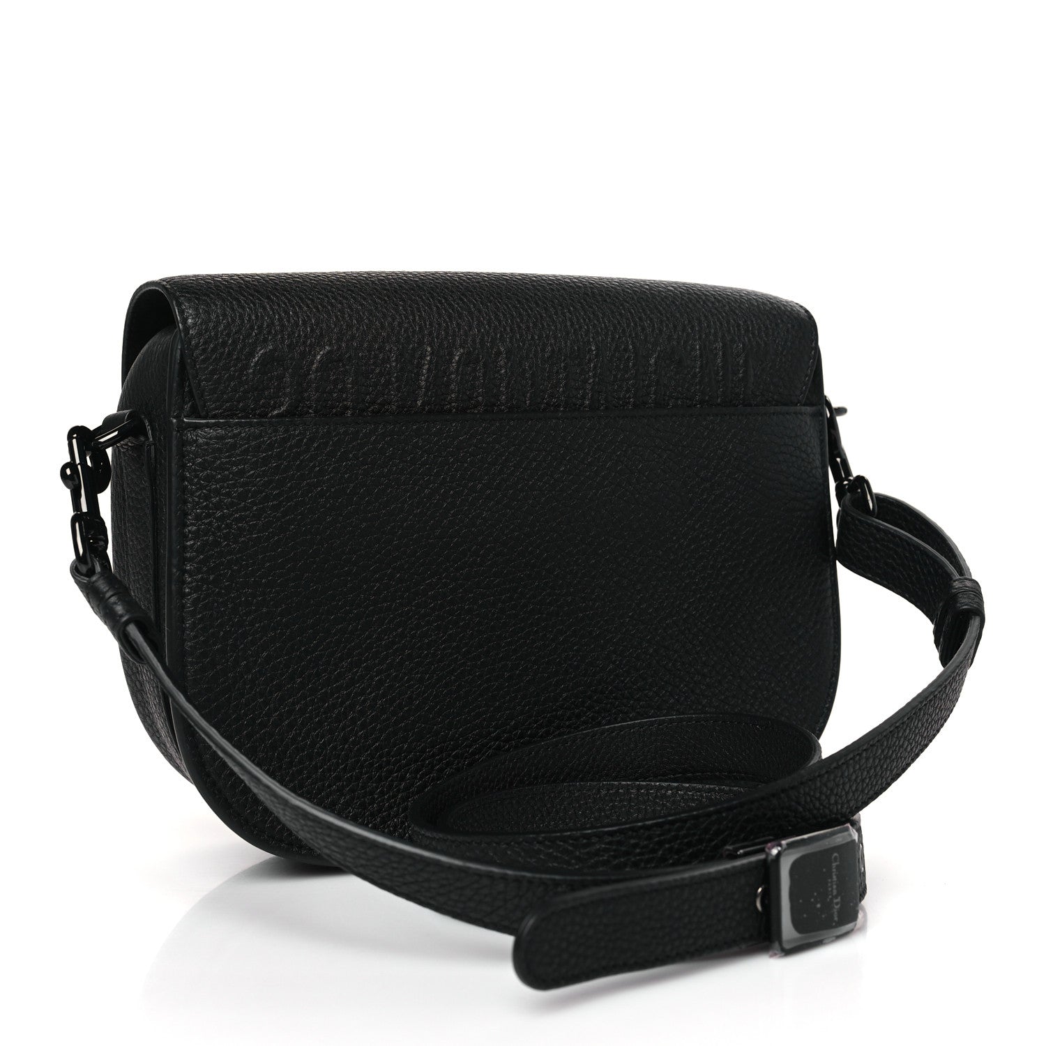 Christian Dior Grained Calfskin Medium Bobby Flap Black 3 of 8