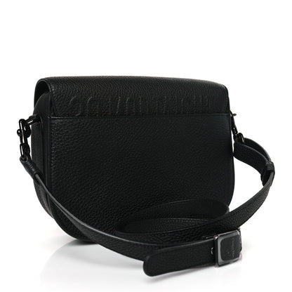 Christian Dior Grained Calfskin Medium Bobby Flap Black 3 of 8