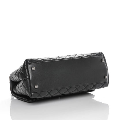 Chanel Caviar Quilted Small Coco Handle Flap Black 4 of 7