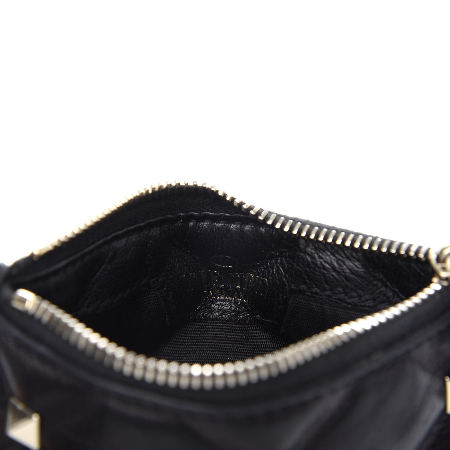 Nappa Candystud Coin Purse Black