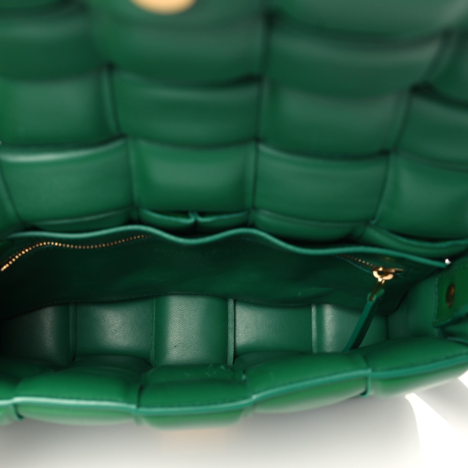 Bottega Veneta Nappa Maxi Intreccio Padded Cassette Crossbody Bag Racing Green 5 of 10