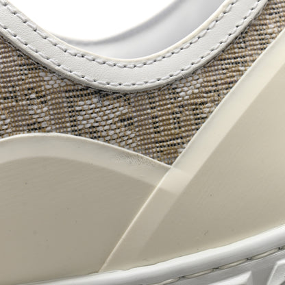 Christian Dior Jacquard Rubber Oblique Mens B28 Low Top Sneakers 42 White 9 of 10
