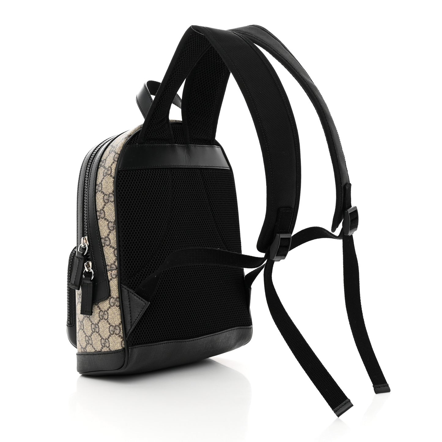 GG Supreme Monogram Small Eden Day Backpack Black