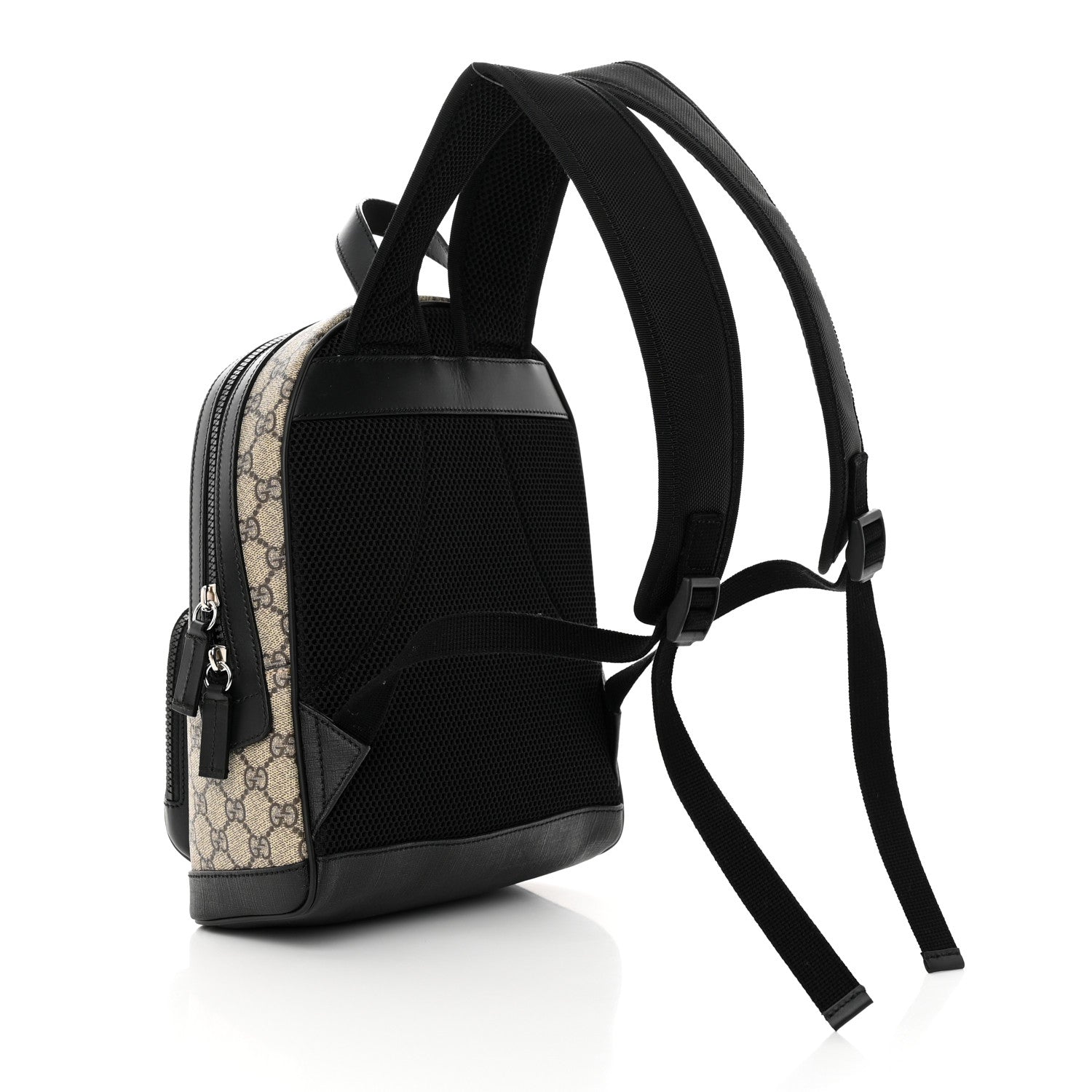 Gucci GG Supreme Monogram Small Eden Day Backpack Black 3 of 12