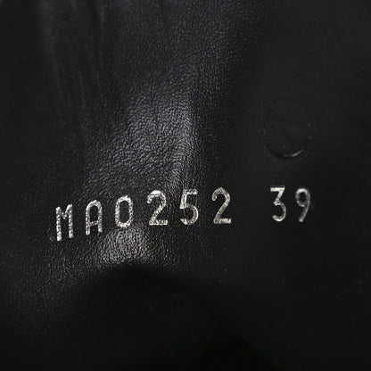 Louis Vuitton Velvet Calfskin Monogram Laureate Platform Desert Boots 39 Black Green 9 of 10