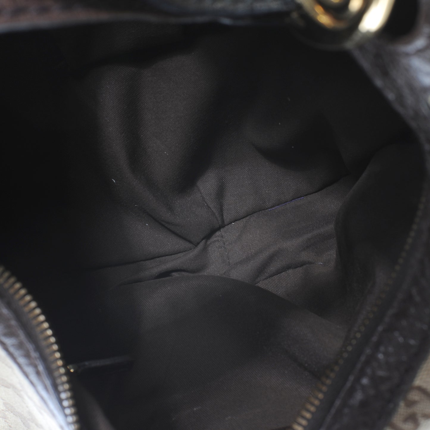 Monogram Interlocking Medium Hobo Ebony