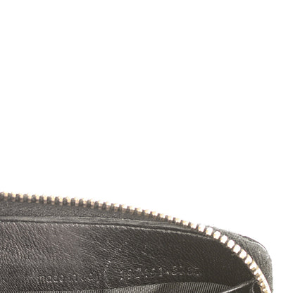 Saint Laurent Patent Y Mail Zip Around Wallet Black 7 of 7
