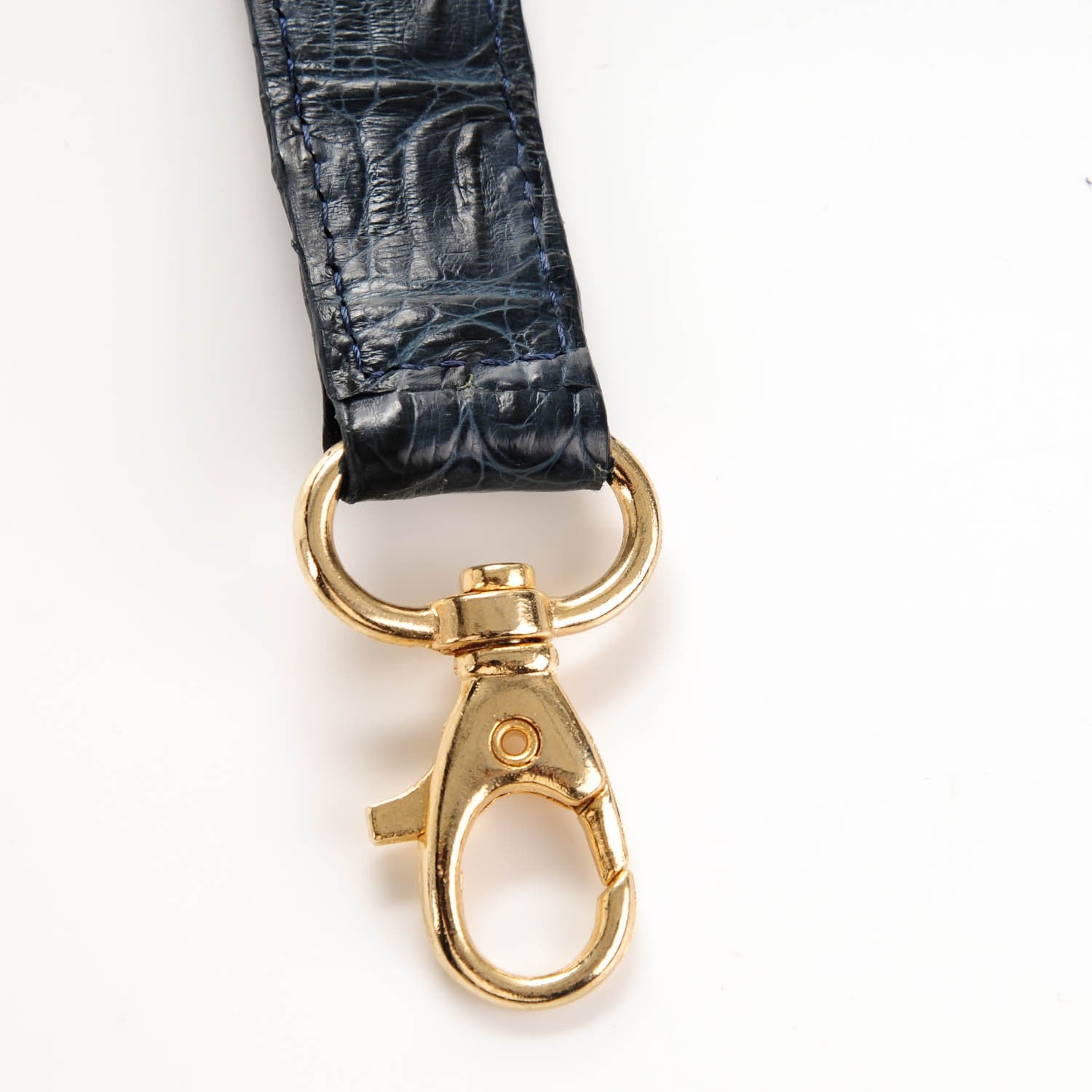 Nancy Gonzalez Crocodile Top Handle Tote Dark Blue 13 of 16