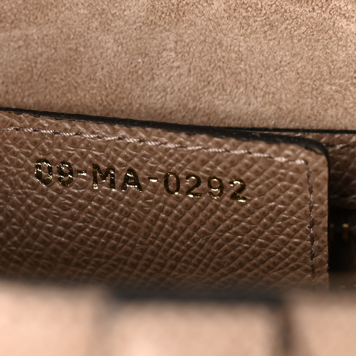 Christian Dior Grained Calfskin Saddle Bag With Strap Warm Taupe 7 of 10