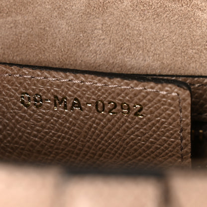 Christian Dior Grained Calfskin Saddle Bag With Strap Warm Taupe 7 of 10