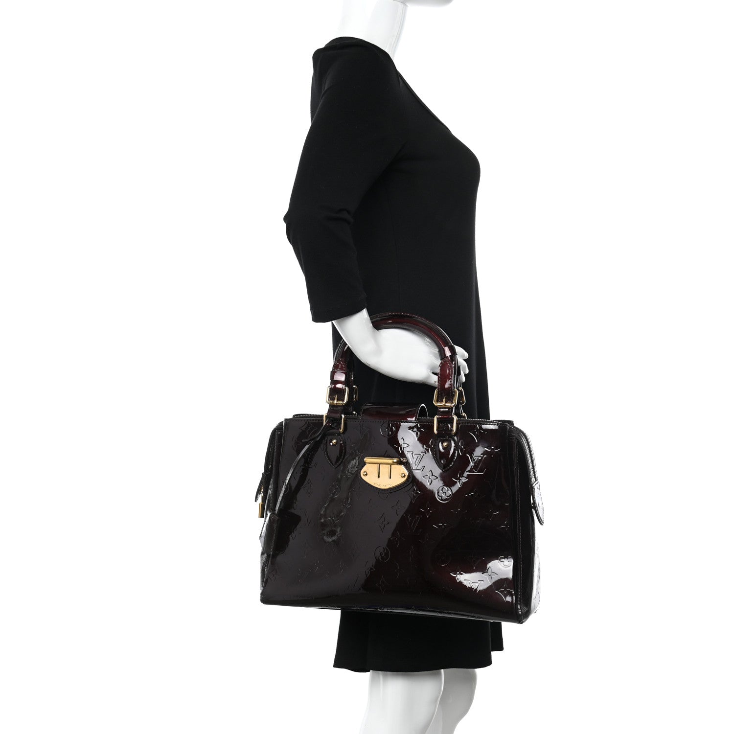 Louis Vuitton Vernis Melrose Avenue Amarante 2 of 12