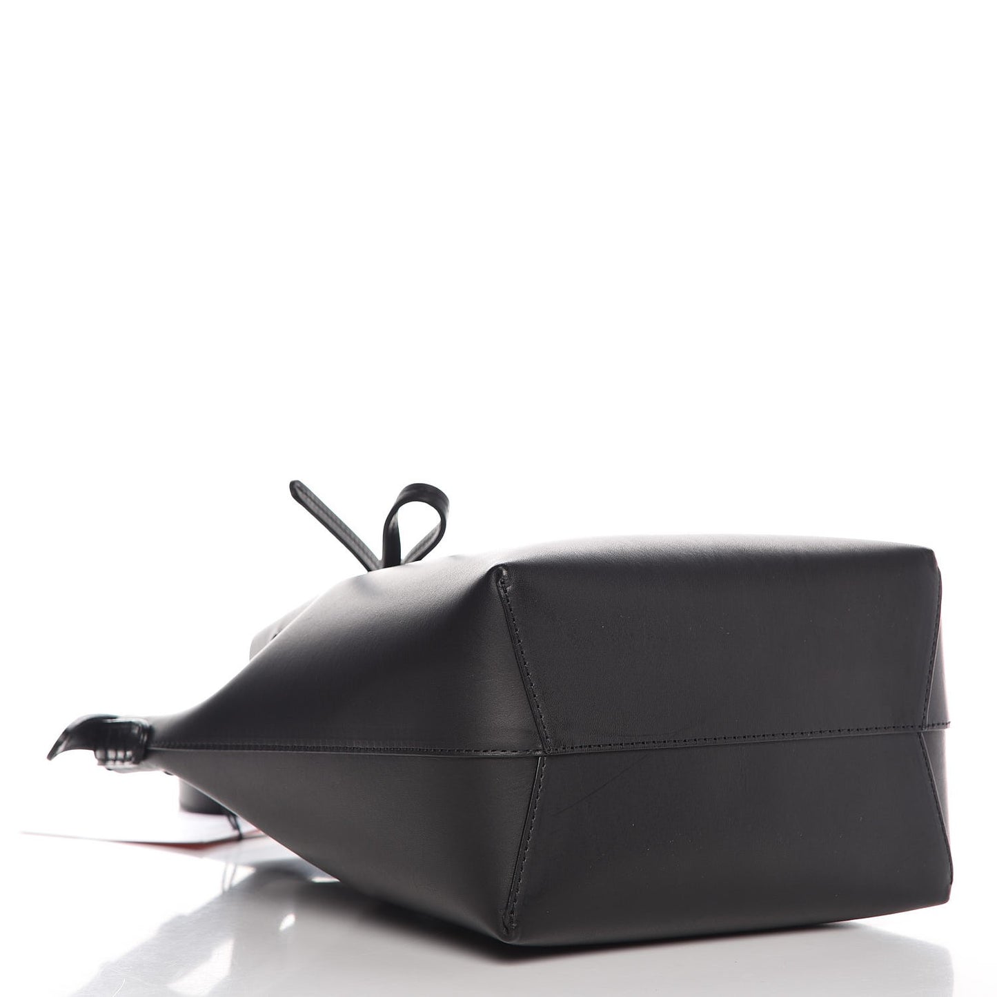 Calfskin Mini Bucket Bag Black Blu