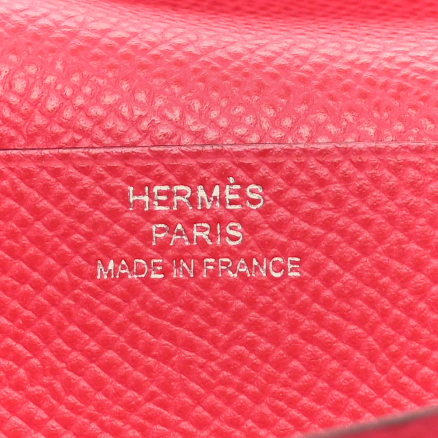 Hermes Epsom Bearn Verso Gusset Wallet Rouge De Coeur Rose Extreme 6 of 7