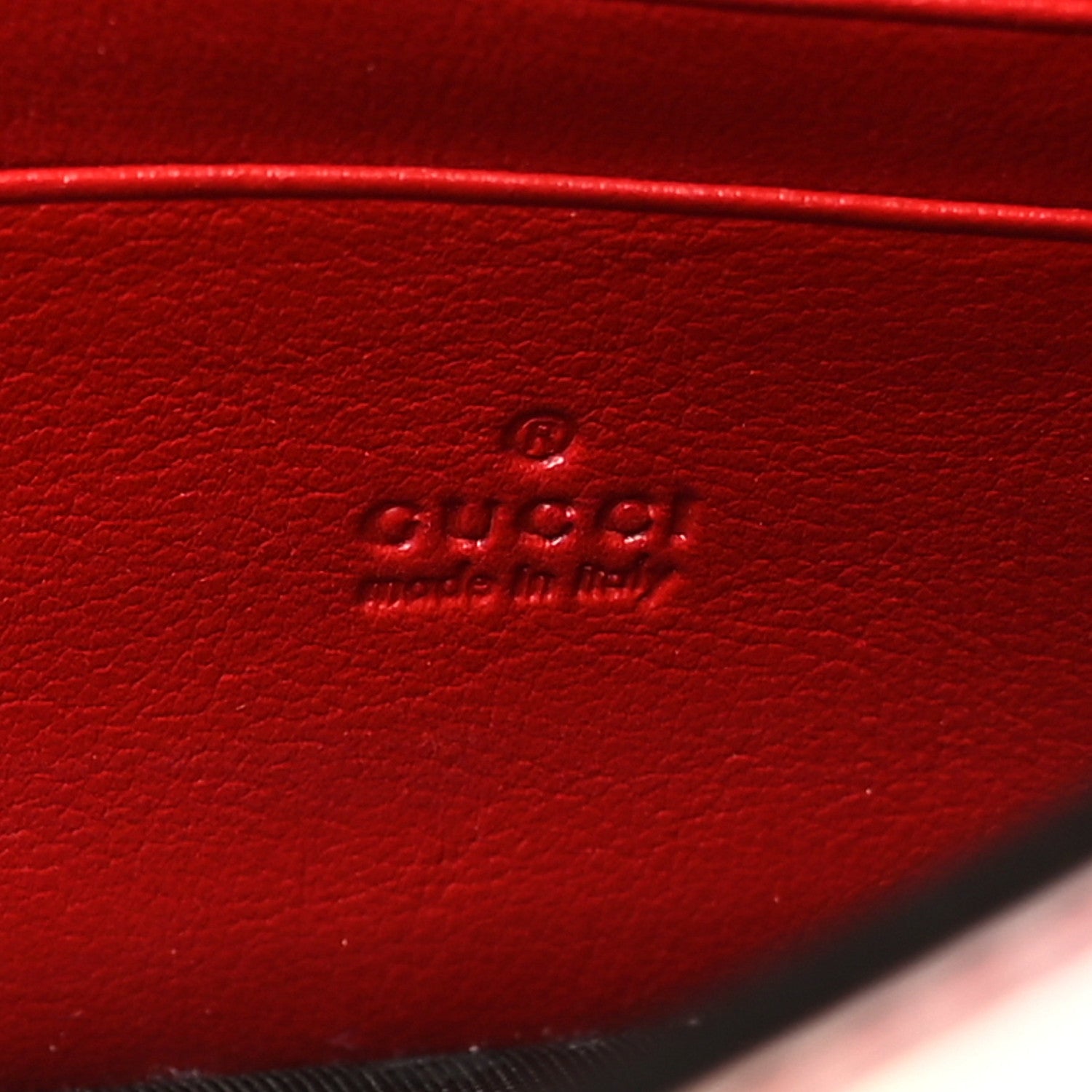 Gucci Shade Lux Calfskin Icon Wallet Hibiscus Red 6 of 8