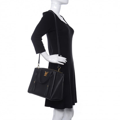 Louis Vuitton Calfskin Lockmeto Black 2 of 10