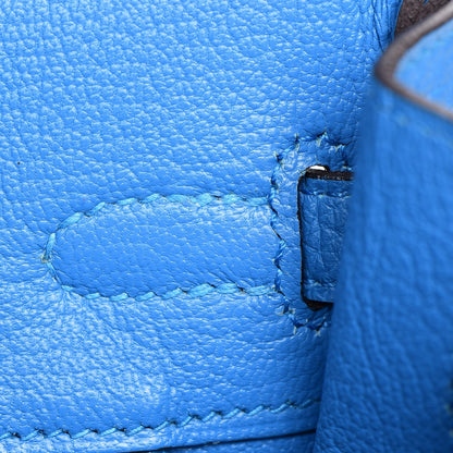 Hermes Togo Birkin 25 Bleu Zanzibar 11 of 26