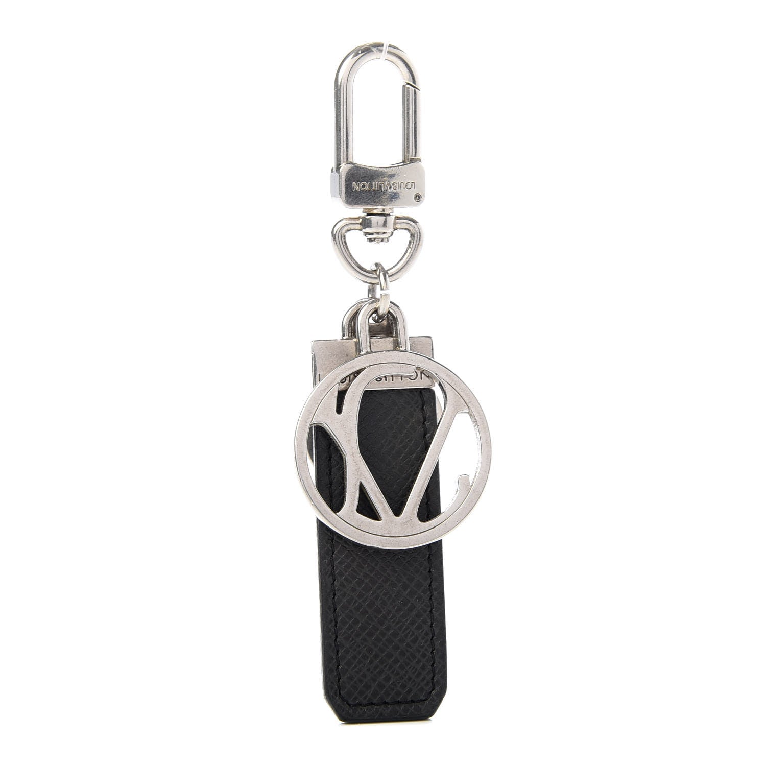 Louis Vuitton Taiga Calfskin LV Club Key Holder Ardoise 1 of 3