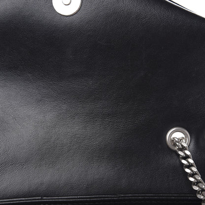 Saint Laurent Calfskin Y Quilted Monogram Small Loulou Chain Satchel Black 12 of 14
