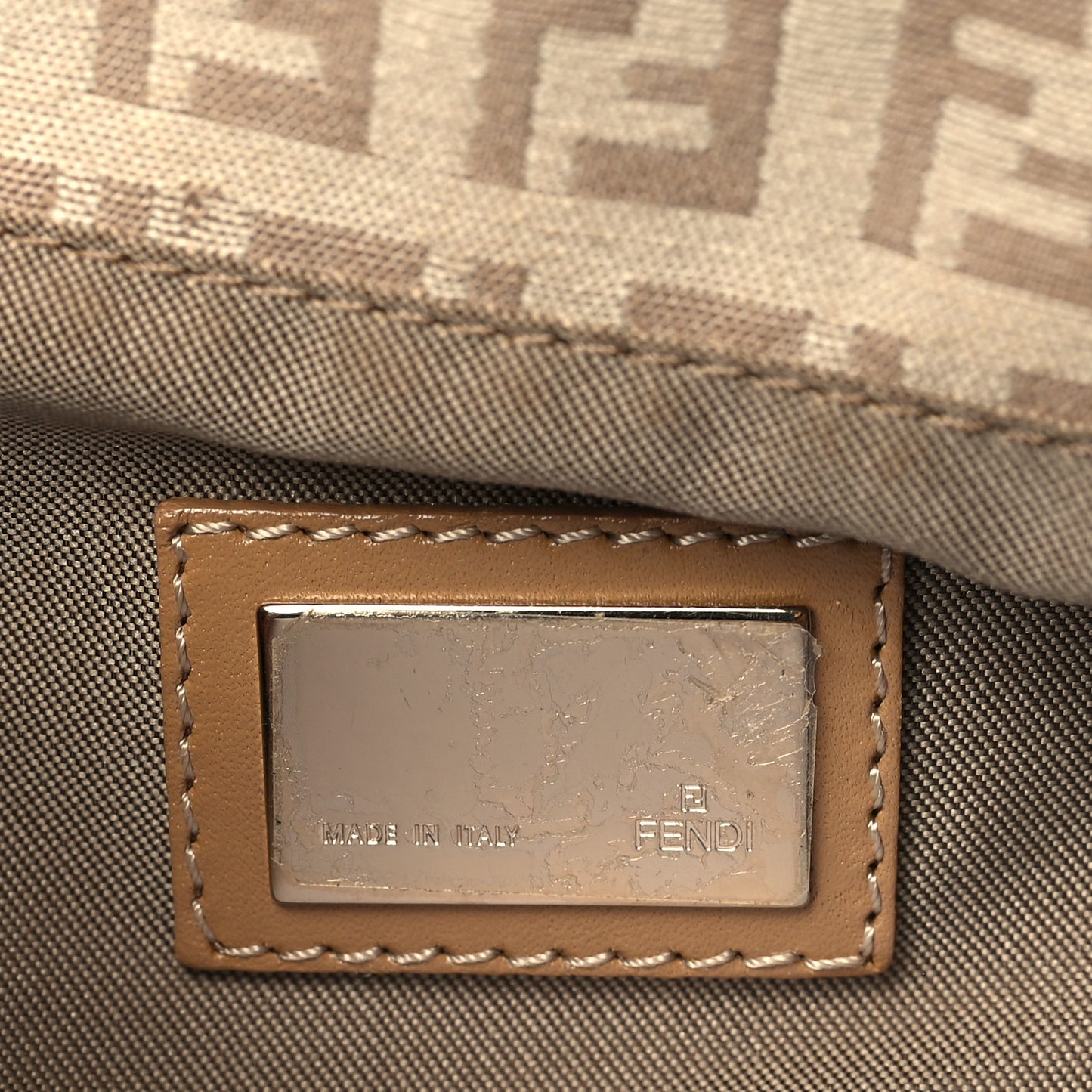 Zucchino Vitello Tote Beige Tortora