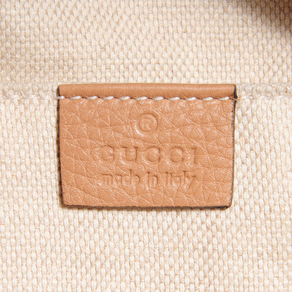 Gucci Pebbled Calfskin Small Soho Disco Bag Rose Beige 6 of 7