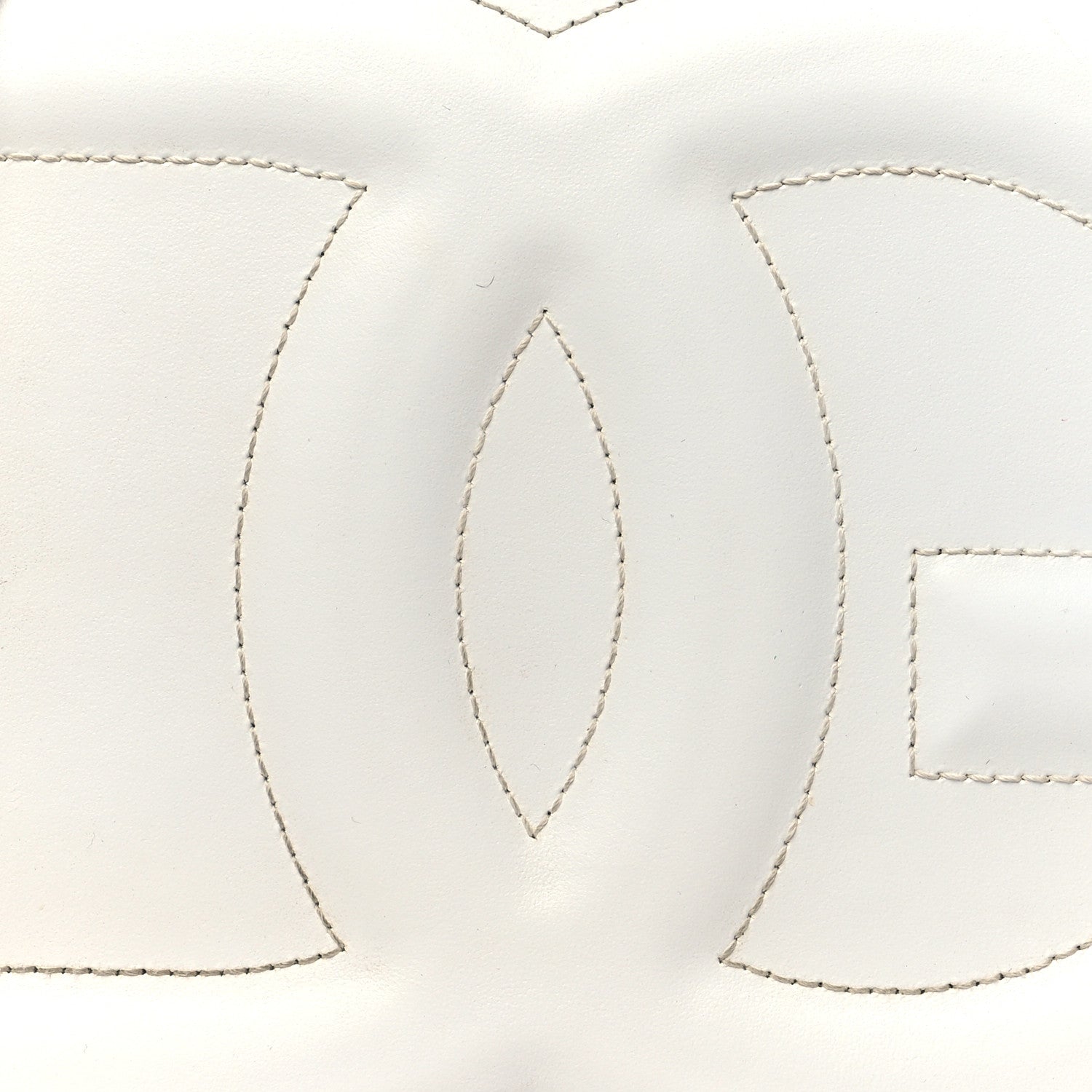 Dolce & Gabbana Calfskin DG Logo Flap Crossbody Bag White 8 of 12