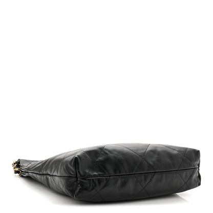 Chanel Shiny Calfskin Quilted Small Chanel 22 Black 8 of 21