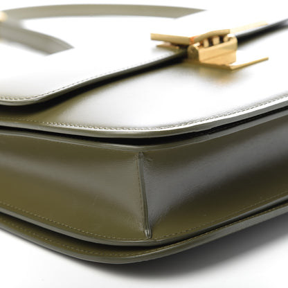 Celine Box Calfskin Classic Box Medium Flap Bag Army Green 7 of 9
