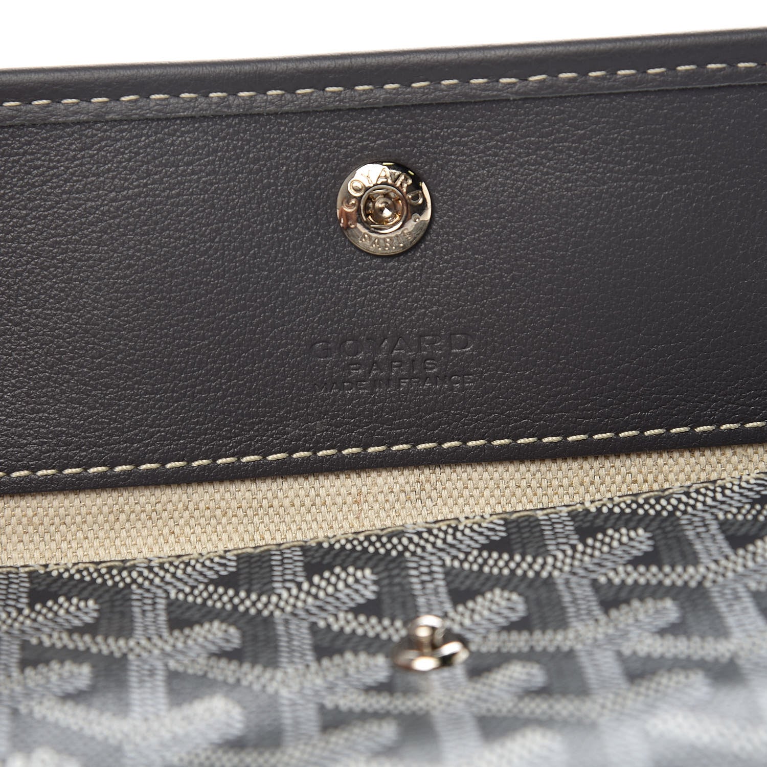Goyard Goyardine Pouch Grey 6 of 8