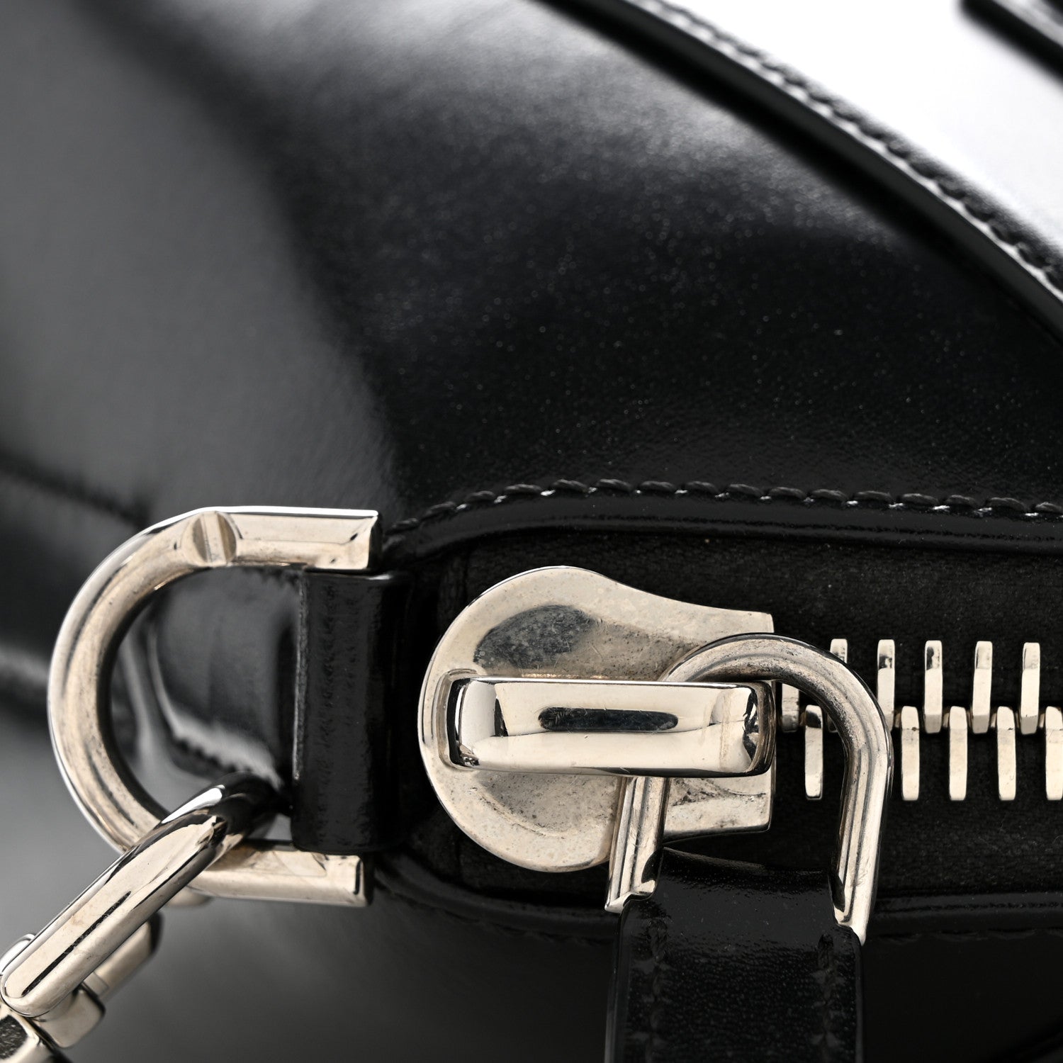 Givenchy Shiny Lord Calfskin Small Antigona Black 13 of 14