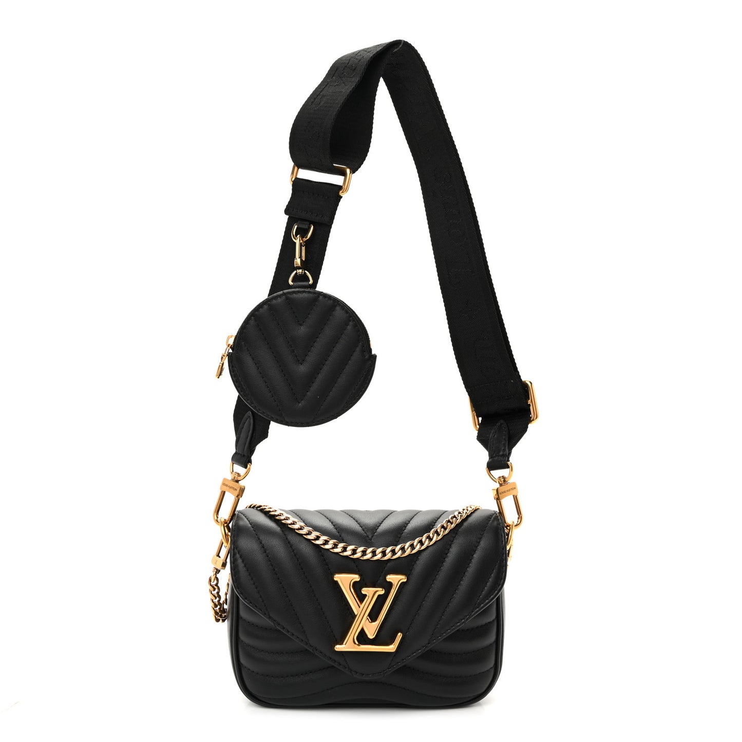 Calfskin New Wave Multi Pochette Black