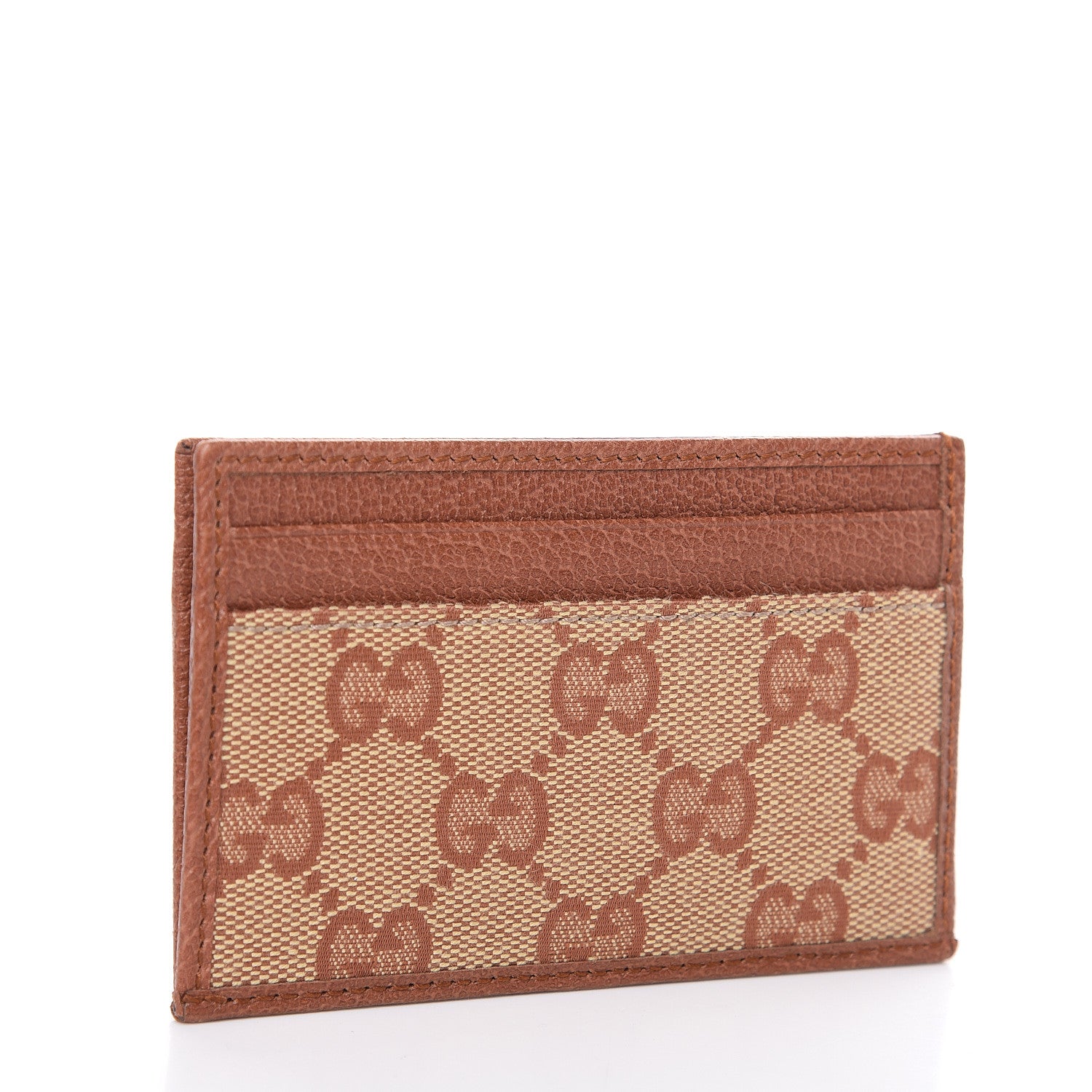 Gucci X MLB GG Monogram NY Yankees Card Holder Beige Ruggine Ivory 3 of 7