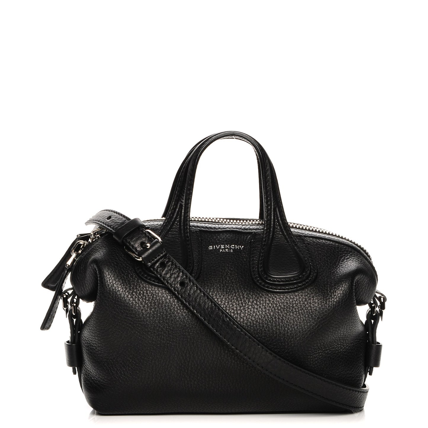 Waxed Calfskin Micro Nightingale Black
