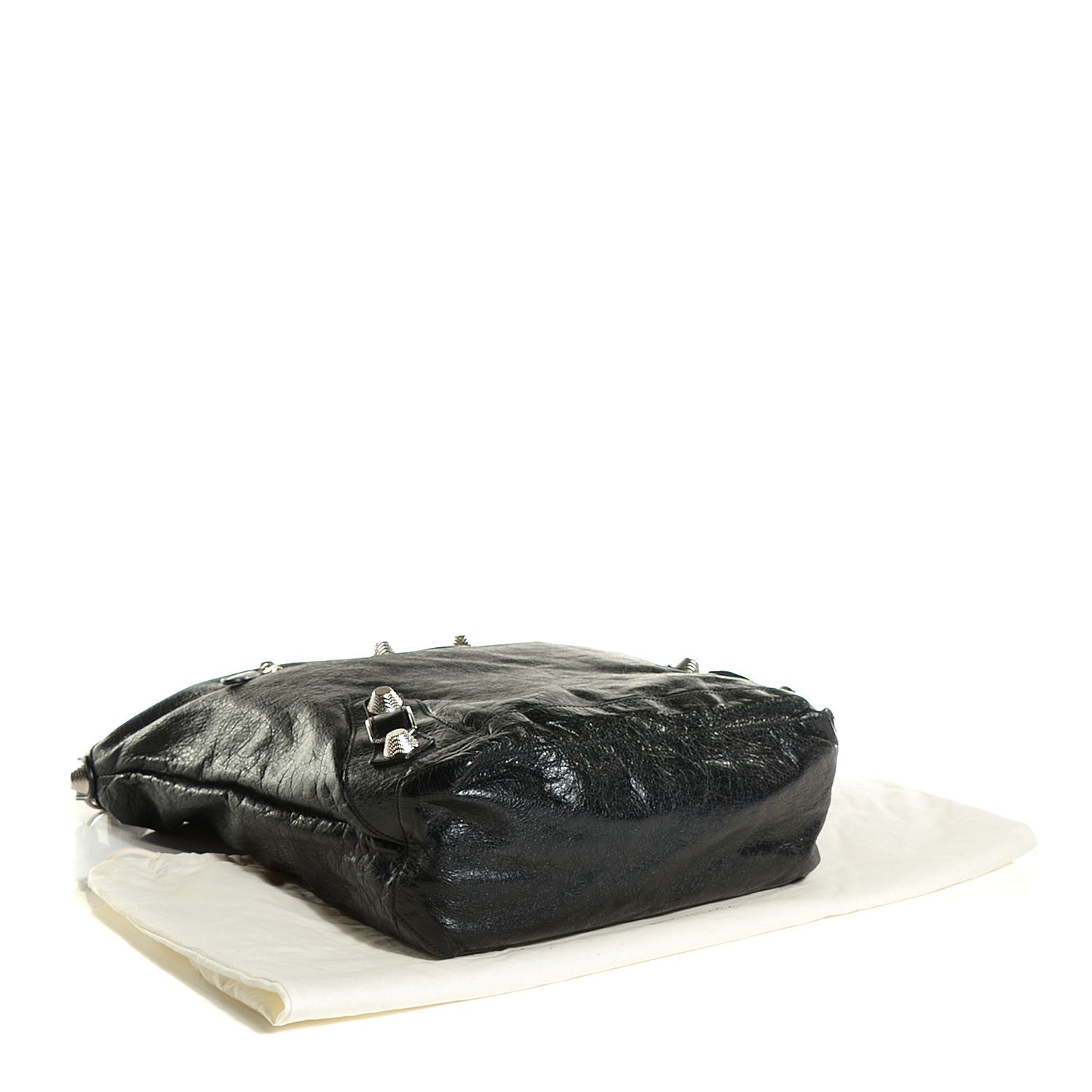 Balenciaga Chevre Giant 21 Silver Hardware Day Hobo Black 4 of 12