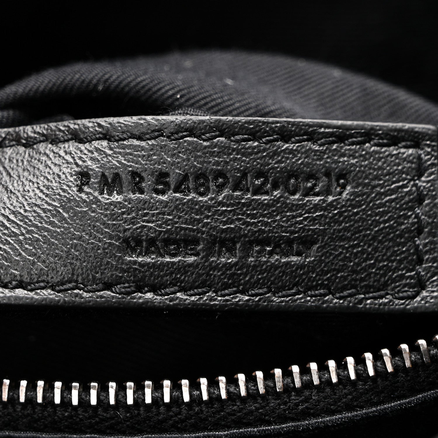 Saint Laurent Nubuck Crocodile Embossed Monogram Medium Niki Chain Satchel Black 7 of 10