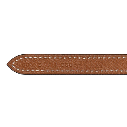 Hermes Swift Epsom 13mm Ancre Belt 80 Black Gold 3 of 6