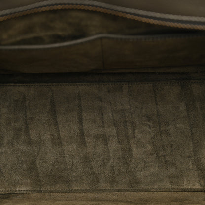 Celine Drummed Calfskin Micro Luggage Souris 5 of 10