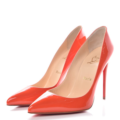 Christian Louboutin Patent Pigalle Follies 100 Pumps 40 Capucine 3 of 8