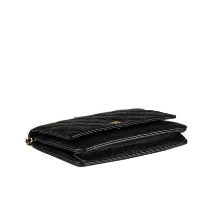 Chanel Caviar Quilted Wallet On Chain WOC Black 4 of 8